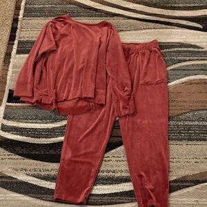 Time and Tru Red Pantsuit